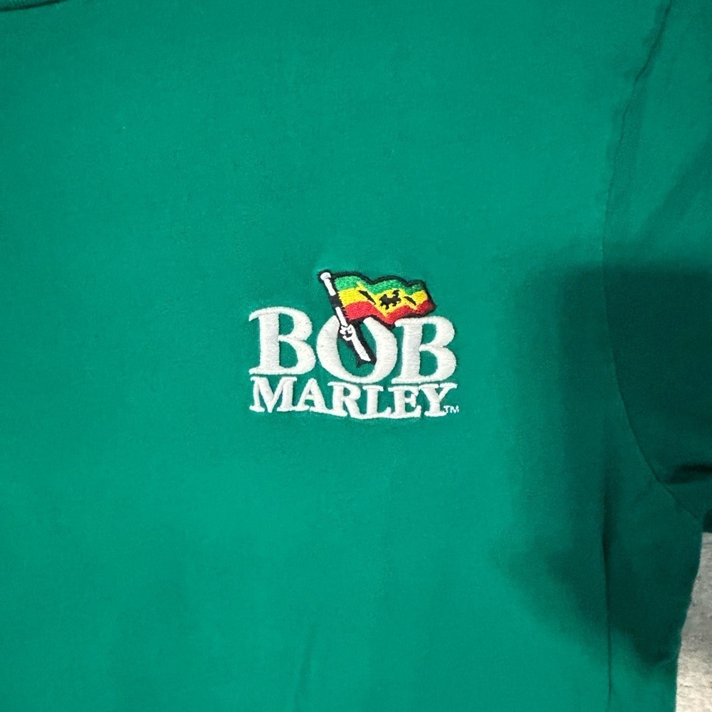 Bob Marley Shirt Green SP Shoe Palace Men’s Large Music Casual Band - Picture 2 of 7